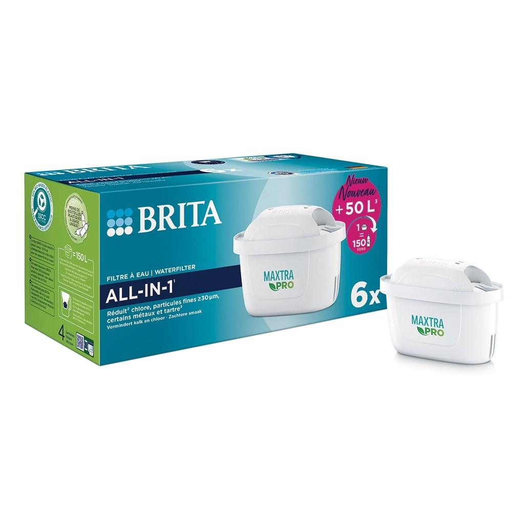 Brita - Filtre pour Carafe Filtrante Brita Pro All in 1 12 Unités - Carafe  filtrante - Rue du Commerce