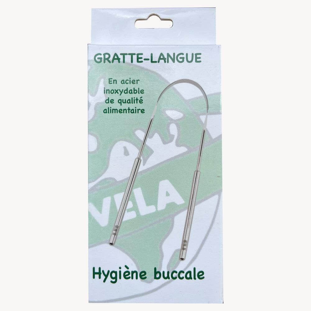 Lot De 2 Gratte-langues En Acier Inoxydable - Gris Et Rose - Pour Une Haleine Fraîche