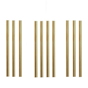 Cannuccia corta in acciaio inox 125 mm | set da 10 | Marchio francese