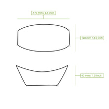 Cargar imagen en el visor de la galería, Barquette carton « bateau » pour amuse-bouches 400 ml (carton de 1000 pièces)