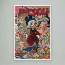 Charger l'image dans la galerie, Picsou impression sur toile de l'œuvre originale de Vincent STREIFF