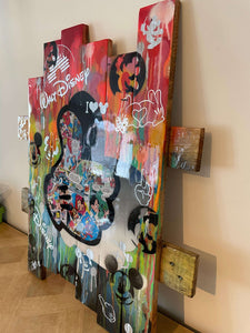Tableau Pop ART gant de mickey - Novela Global