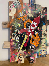 Charger l&#39;image dans la galerie, Tableau POP Art Tintin, on a marché sur la lune - Novela Global