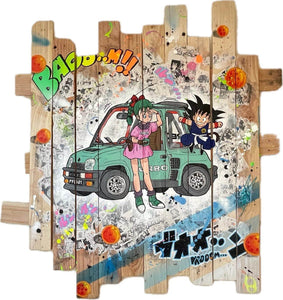 Tableau Pop Art Turbo 2 Dragon Ball - Novela Global