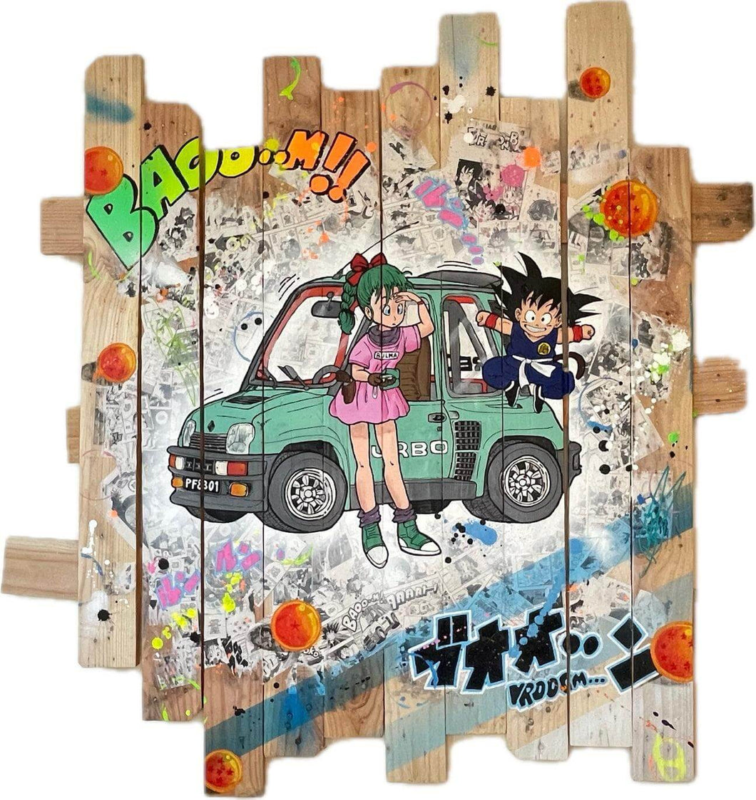 Tableau Pop Art Turbo 2 Dragon Ball - Novela Global