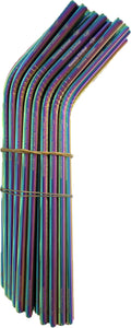 Paille en inox 215x6mm série spéciale Novela Global lot de 50 - Novela Global