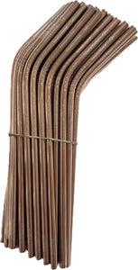 Paille en inox 215x6mm série spéciale Novela Global lot de 50 - Novela Global
