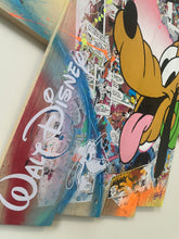Carica l&#39;immagine nel visualizzatore di Gallery, Tableau Pop Art Pluto sur bois de palette signé Vincent STREIFF®