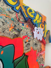 Carica l&#39;immagine nel visualizzatore di Gallery, Tableau Pop Art Bulbizzare sur bois de palette signé Vincent STREIFF®