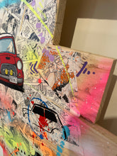 Carica l&#39;immagine nel visualizzatore di Gallery, Tableau Pop Art Nicky Larson City Hunter sur bois de palette signé Vincent STREIFF®