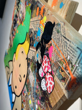 Load image into Gallery viewer, Tableau Pop Art TINTIN  sur bois de palette signé Vincent STREIFF®