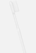 Load image into Gallery viewer, Brosse à dents française Caliquo tête rechargeable medium en bioplastique blanc, écologique et durable.