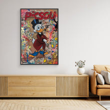 Charger l'image dans la galerie, Picsou impression sur toile de l'œuvre originale de Vincent STREIFF