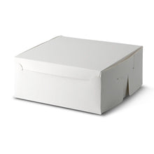 Load image into Gallery viewer, Boîte à tarte M 23 x 23 x 10 cm, blanc (carton de 100 pièces)