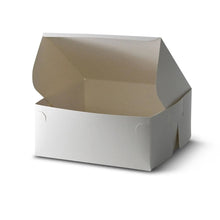 Load image into Gallery viewer, Boîte à tarte M 23 x 23 x 10 cm, blanc (carton de 100 pièces)