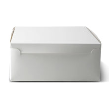 Load image into Gallery viewer, Boîte à tarte M 23 x 23 x 10 cm, blanc (carton de 100 pièces)