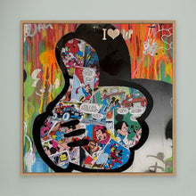 Carica l'immagine nel visualizzatore di Gallery, Main de Mickey - impression sur toile de l'œuvre originale de Vincent STREIFF