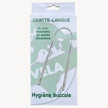 Charger l&#39;image dans la galerie, Gratte langue inox très efficace contre la mauvaise haleine | Novela