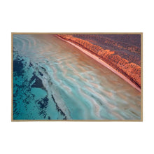 Carica l'immagine nel visualizzatore di Gallery, Tableau Vague turquoise embrassant le rivage Décoration CHR