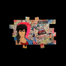 Carica l&#39;immagine nel visualizzatore di Gallery, Tableau Pop Art Nicky Larson City Hunter sur bois de palette signé Vincent STREIFF®