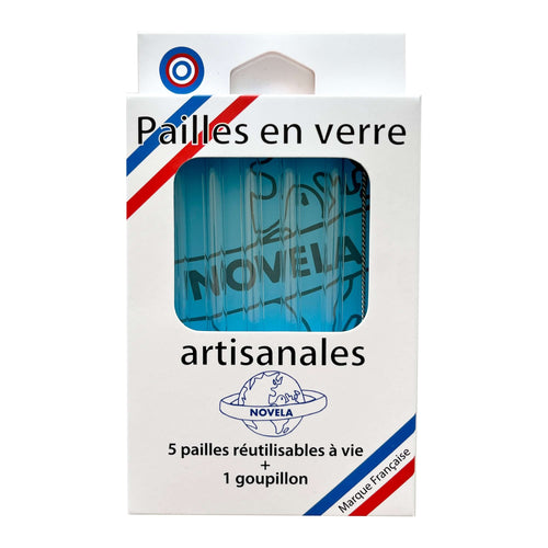 Pailles mini en verre made in France | Novela Global