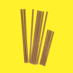 Paille en canne à sucre | 21 cm Ø6mm | Ne ramollit pas | Made In France | 6000 pcs - Novela Global