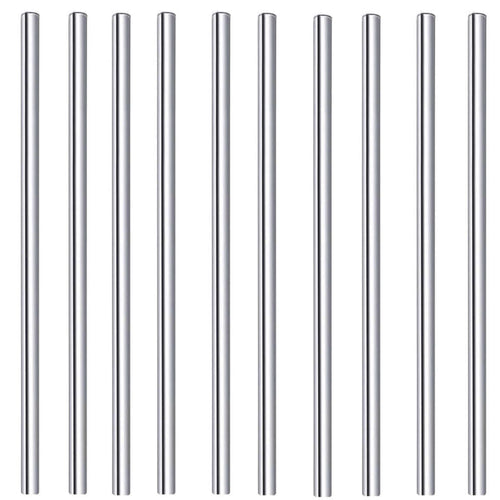 Paille courte 125 mm inox | lot de 10 | Marque française