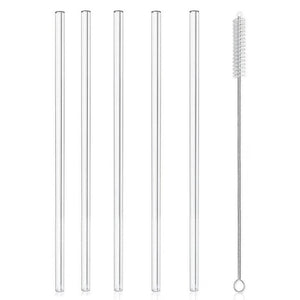 Paille maître verrier français | verre borosilicate | droite - Novela Global