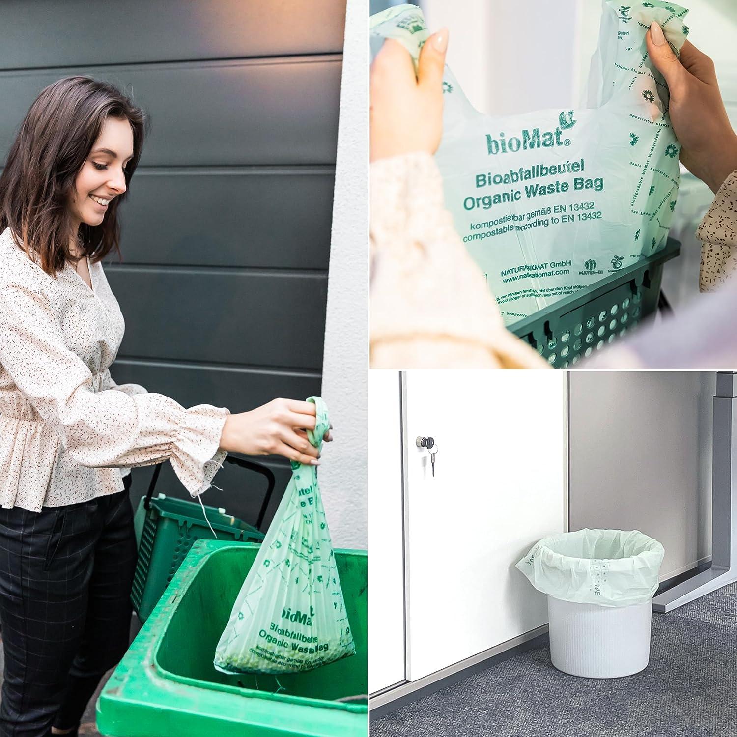Sac poubelle home compostable 30 litres lot de 10 – Novela