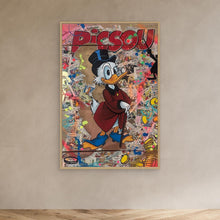 Charger l'image dans la galerie, Picsou impression sur toile de l'œuvre originale de Vincent STREIFF