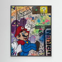 Carica l'immagine nel visualizzatore di Gallery, Super Mario impression sur toile de l'œuvre originale de Vincent STREIFF