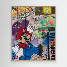 Carica l'immagine nel visualizzatore di Gallery, Super Mario impression sur toile de l'œuvre originale de Vincent STREIFF