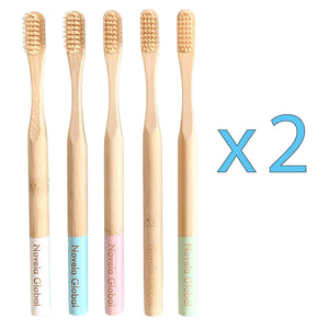 Brosse à dents française en bambou | Novela-Global.fr
