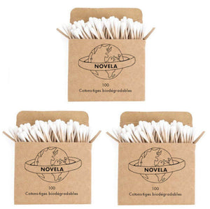 Coton tige biodégradable en bois | Novela-Global.com