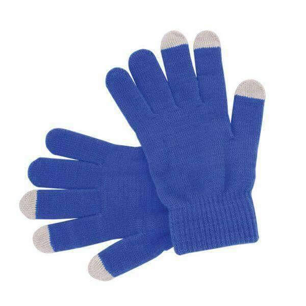 Gants Tactile Unisexe de Taille Universelle - Bleu Nuit - Français