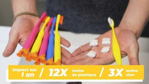 Pack de 2 recharges souples pour brosse à dents enfant | Novela