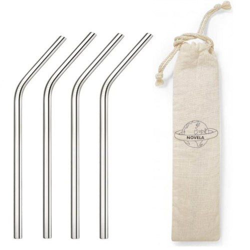 Paille inox 8 mm pour toutes boissons | Novela