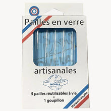 Charger l&#39;image dans la galerie, Pailles mini en verre made in France | Novela Global