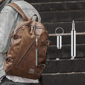 Paille télescopique en inox | Novela-Global.com