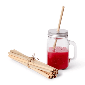 Paille bambou biodégradable et réutilisable lot de 10 | Novela-Global.com