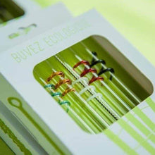 Charger l&#39;image dans la galerie, Paille en verre fabriquées en France artisanalement | Novela-Global.com